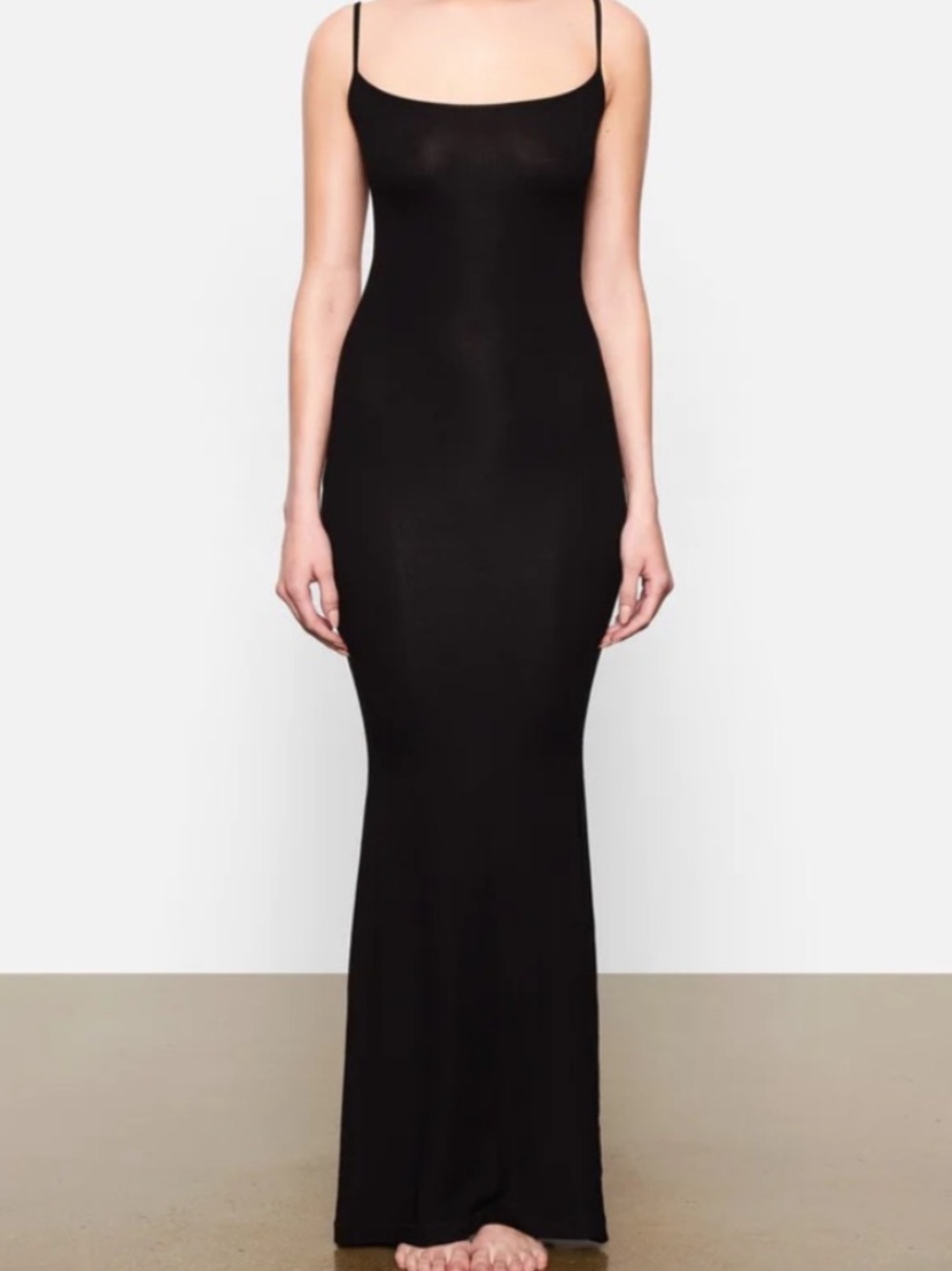 Skims Black Maxi Dress Size Medium